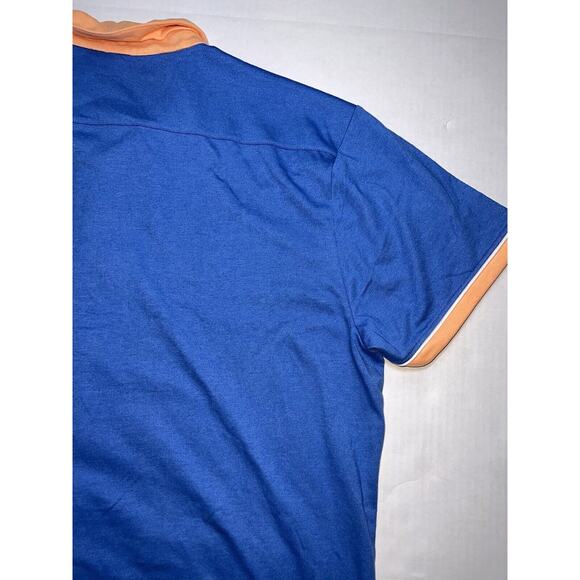 Knickerbocker Vintage Design Shirt Mens Size XXL Blue Lemon Tony Retro Button Up - Picture 14 of 16